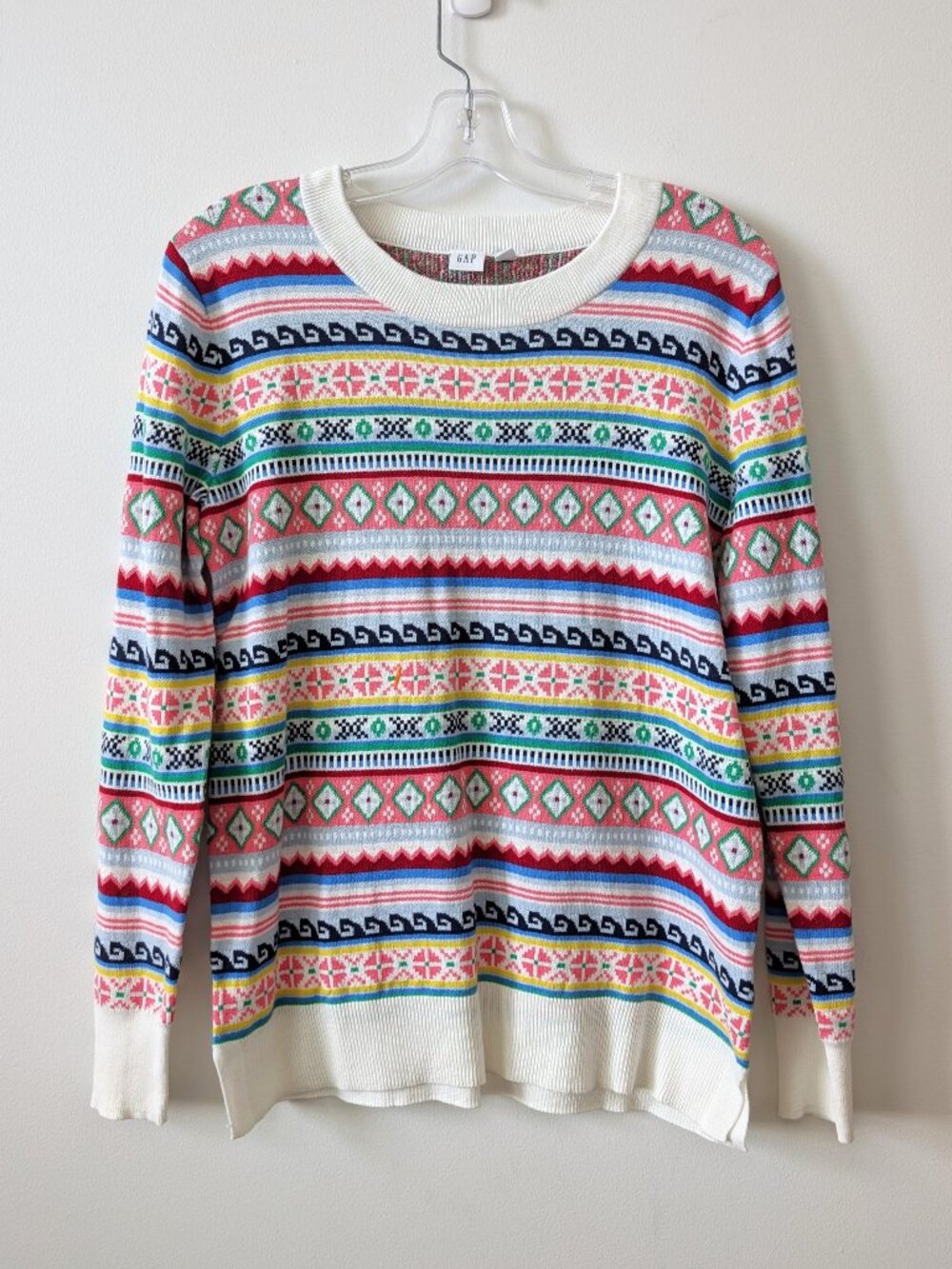 NWT GAP Multicolour Fair Isle Crewneck Sweater | Small